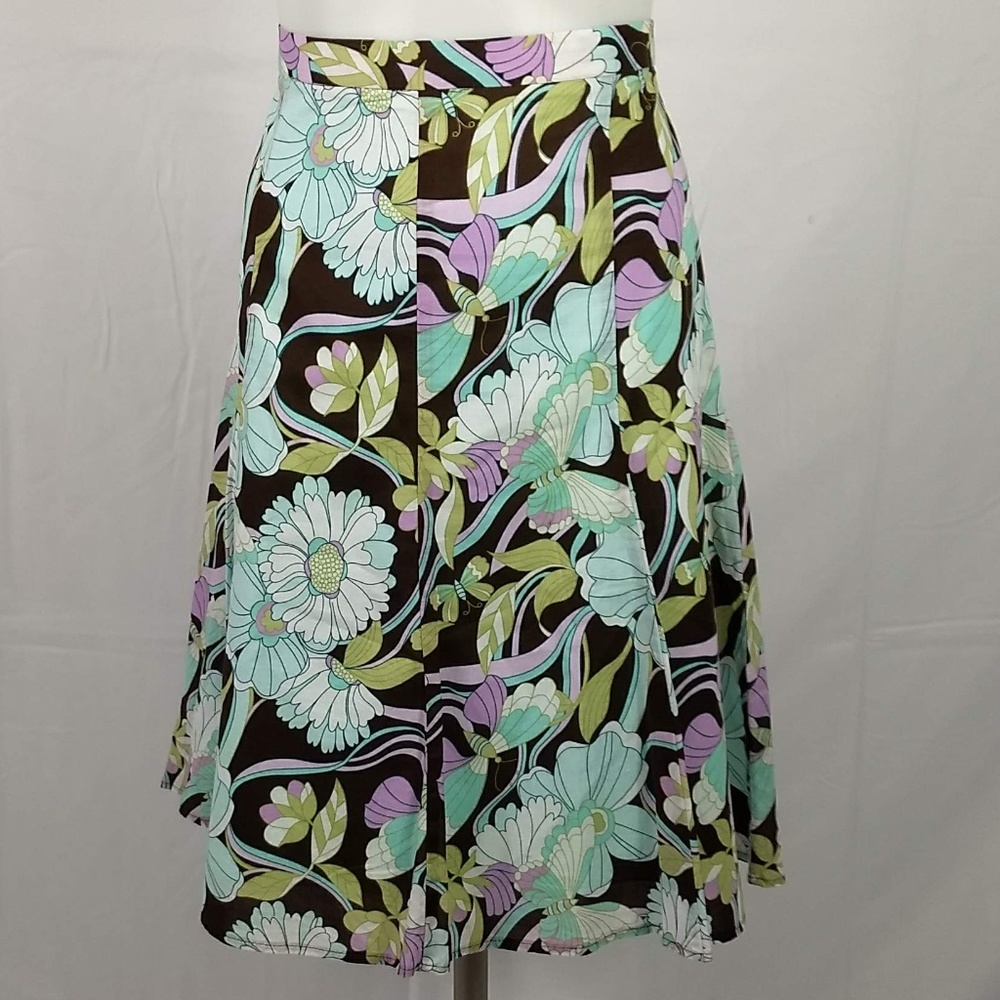 A. Byer Size 7 Floal A-Line Skirt